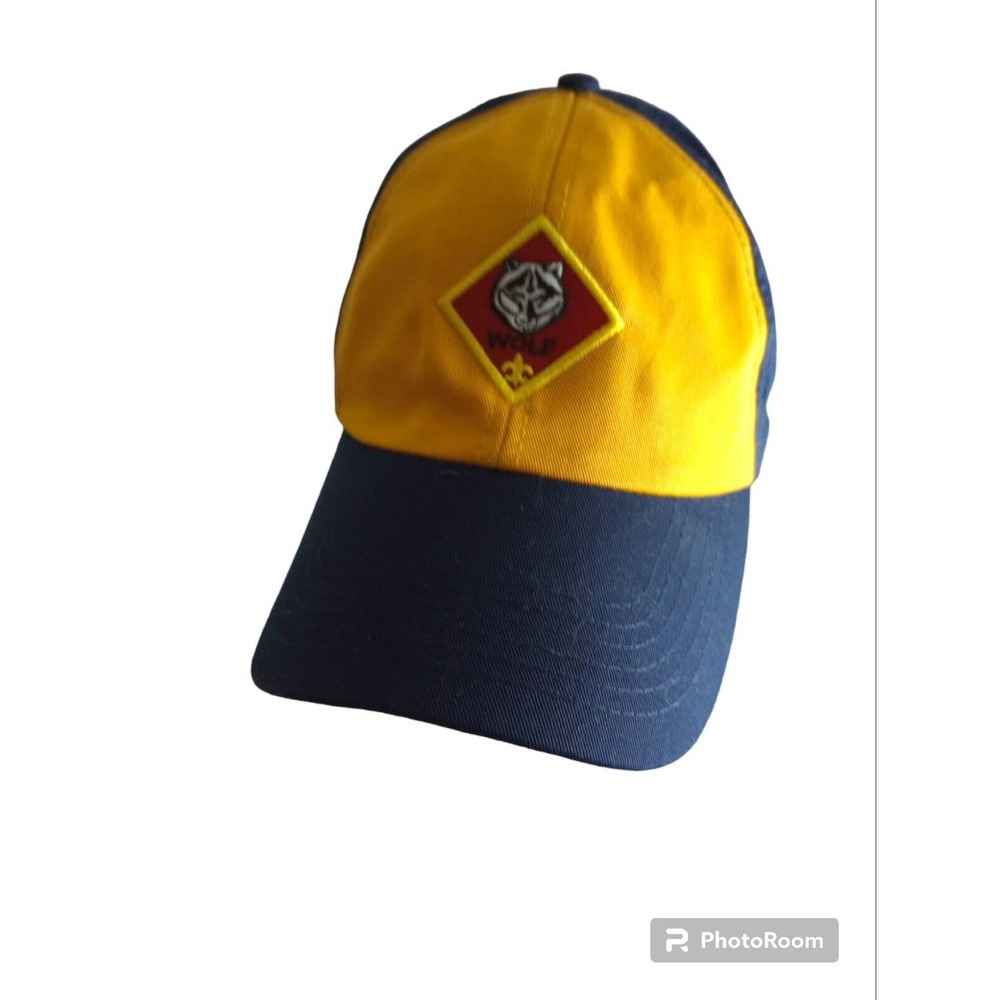 Wolf Scout‎ Cub Scouts BSA Hat Cap Adjustable Snapback S/M